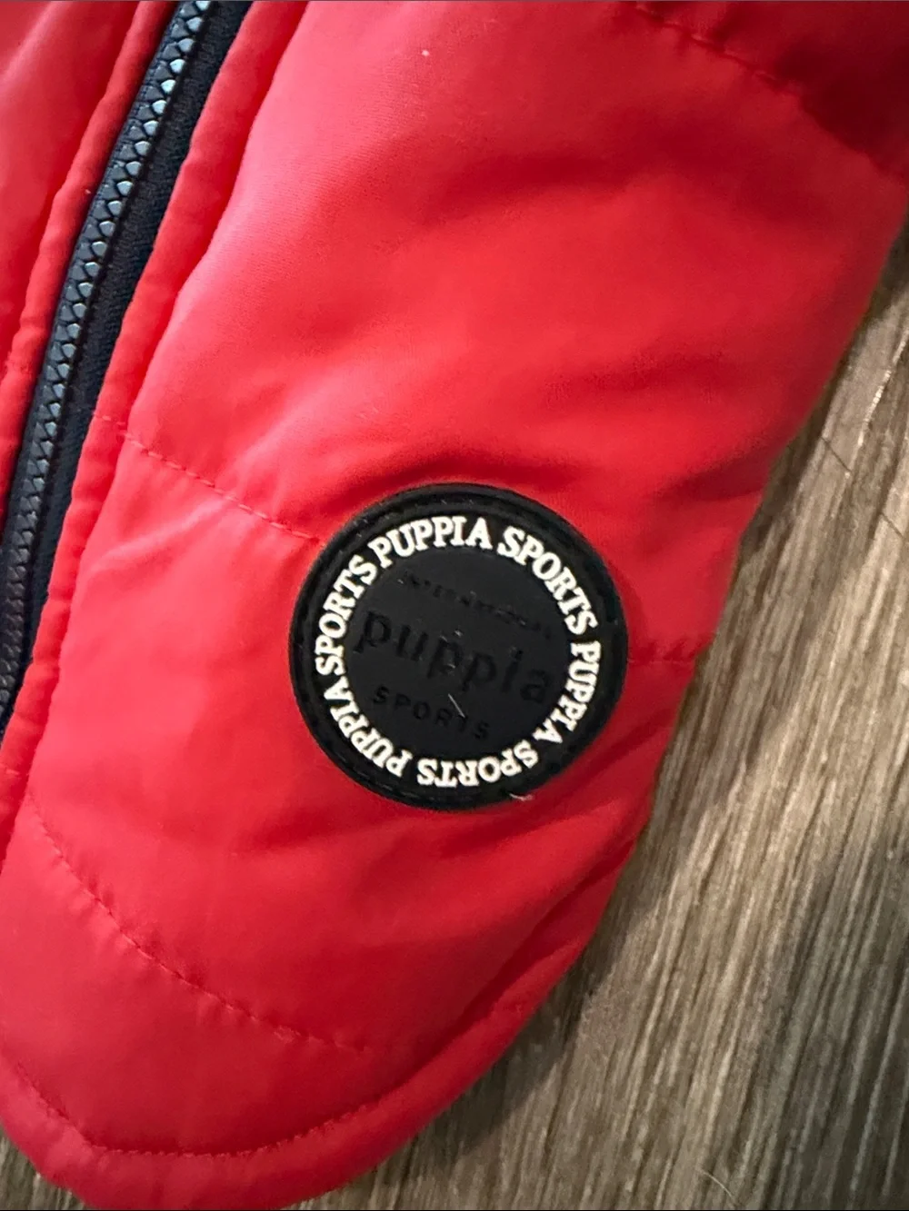 Puppia mountaineer II small dog fleece lined jacket winter coat red